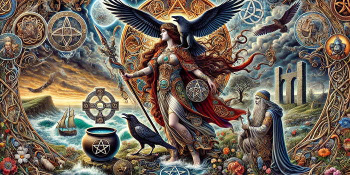 The Morrigan newest Celtic Goddess Of War Statute,-uko