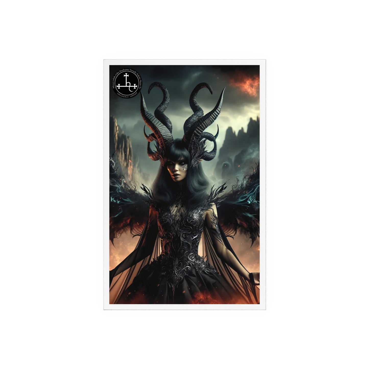 Embrace of Empowerment: Altar Tile for Demon Lilith