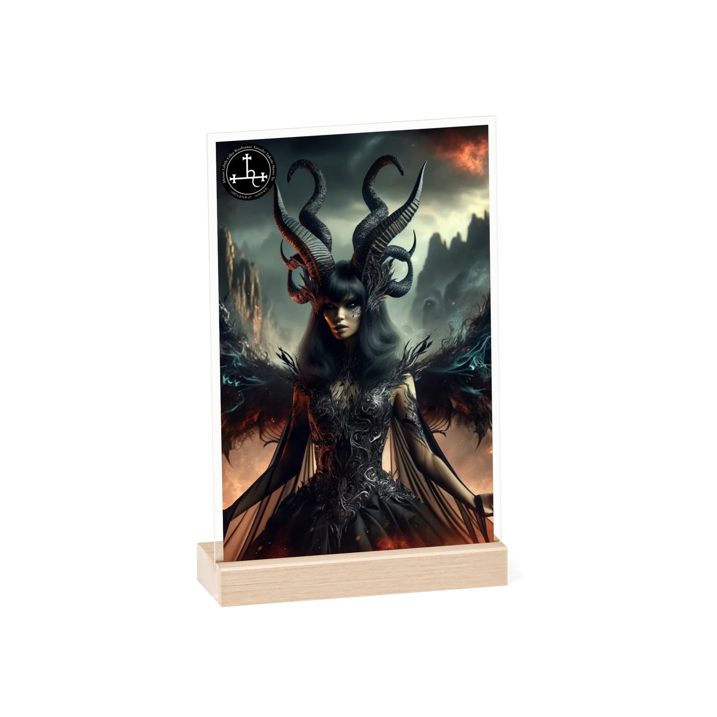 Embrace of Empowerment: Altar Tile for Demon Lilith