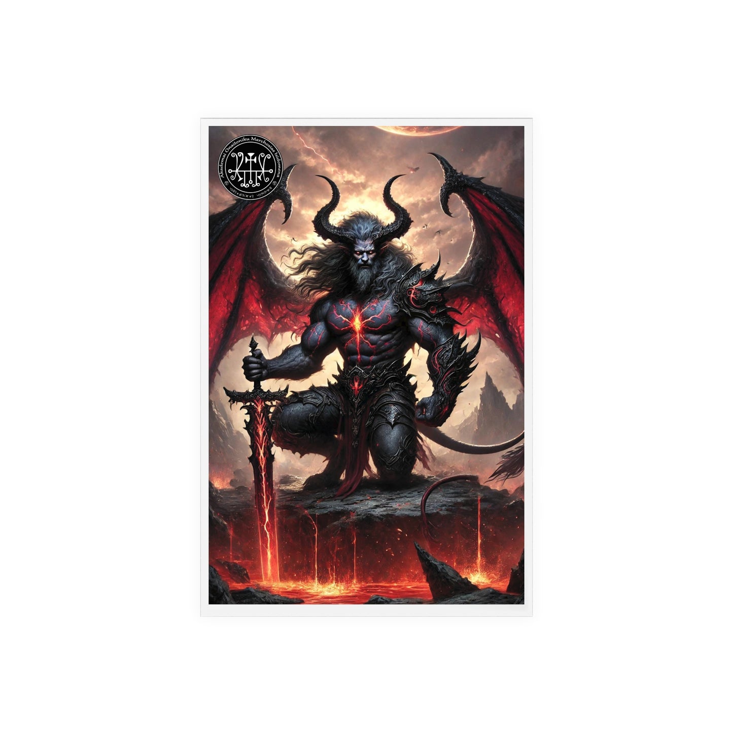 Guardian of Valor: Altar Tile for Demon Marchosias