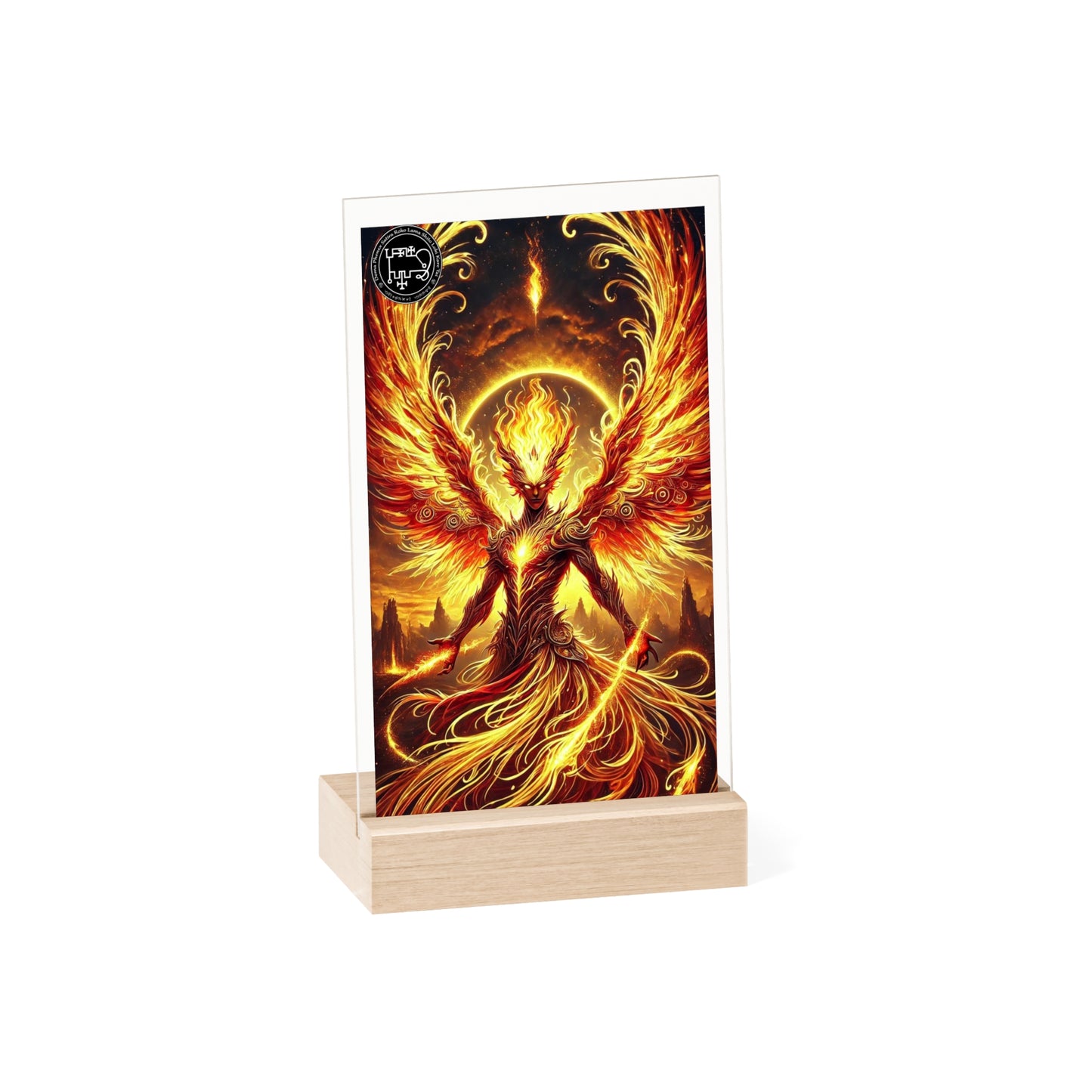 Harmonious Flame: Altar Tile for Demon Phenex