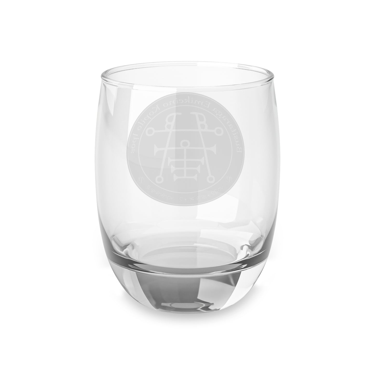Ipos Sigil Engraved Crystal Offering Glass