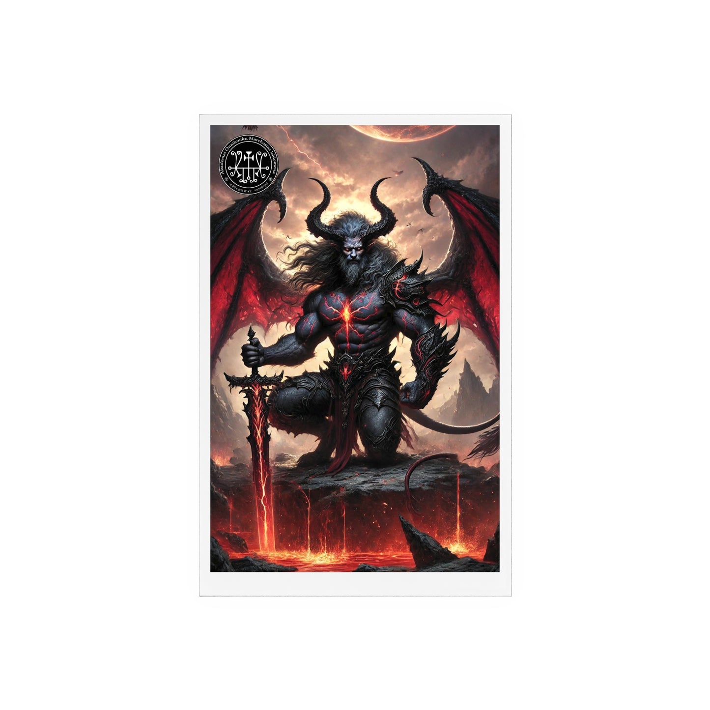 Guardian of Valor: Altar Tile for Demon Marchosias