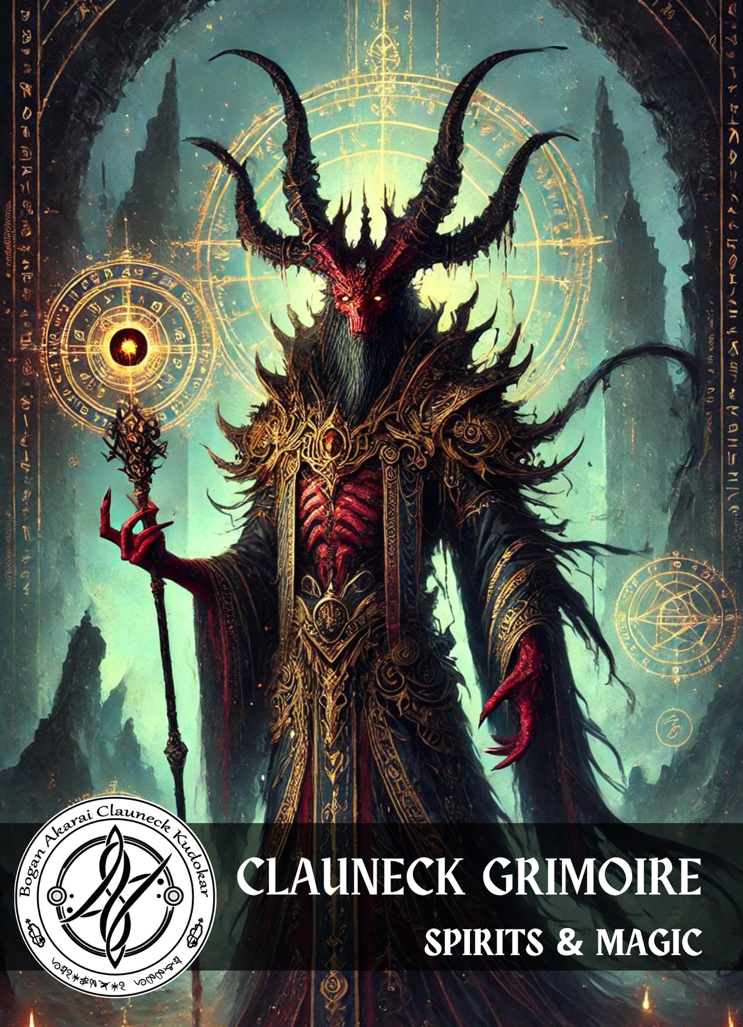 Clauneck Money Grimoire with the 6 Commanders of Prosperity