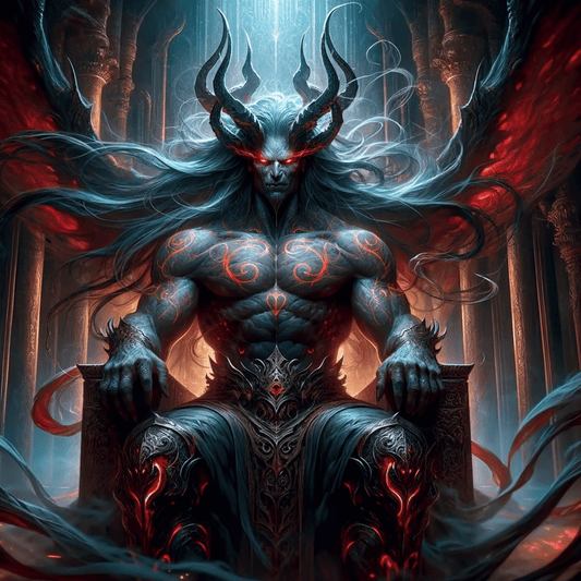 Demon Asmodeus - Ars Goetia Arte para Ofrendas y Altares