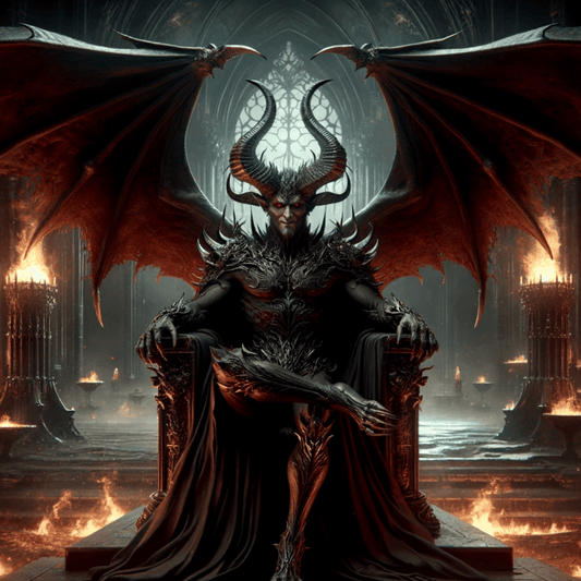 Demonio Lucifer - Ars Goetia Arte para Ofrendas y Altares