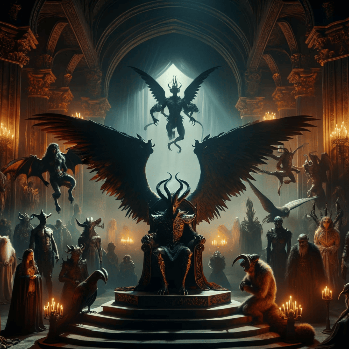 Demon Lucifer - Ars Goetia Art for Offerings and Altars