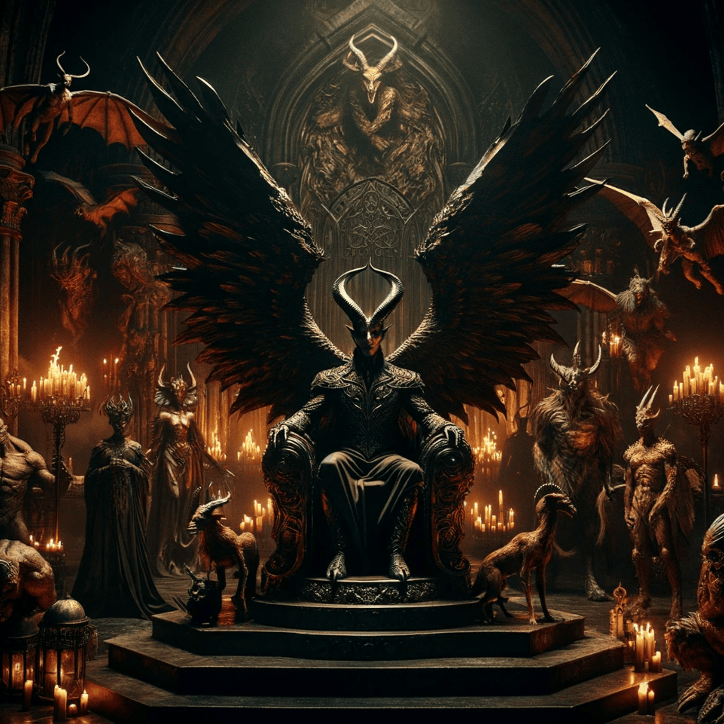 Demon Lucifer - Ars Goetia Art for Offerings and Altars