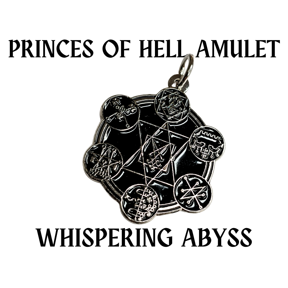 Amuleto de los 7 Príncipes del Infierno: Abismo Susurrante - Abraxas Amulets ® Magia ♾️ Talismanes ♾️ Iniciaciones